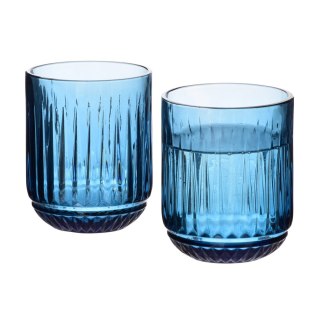 ELISE BLUE Komplet 4 szklanek 260ml7,5x9,4cm