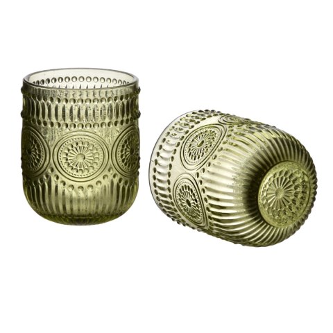 ELISE GREEN Komplet 4 szklanek 260ml7,5x9,2cm ELISE GREEN Komplet 4 szklanek 260ml7,5x9,2cm