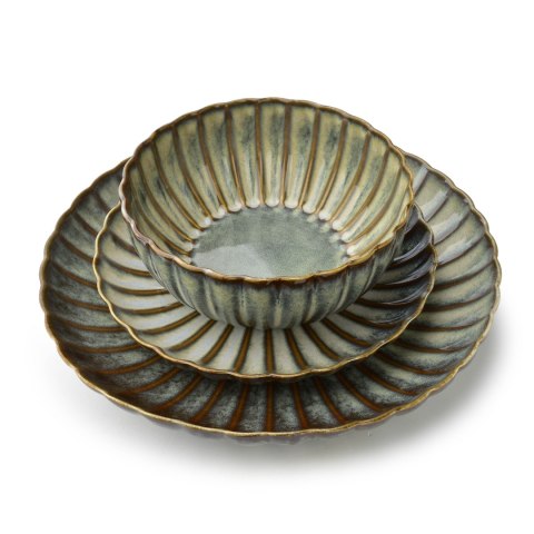 EVIE GREEN Talerz deserowy 20,5x3cm