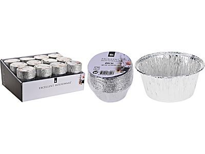 FOREMKI ALUMINIOWE Komplet 16szt8,2xh7,10cm FOREMKI ALUMINIOWE Komplet 16szt8,2xh7,10cm