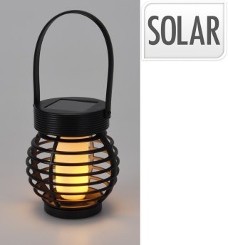 LAMPA OGRODOWA SOLARNA CZARNA LED
