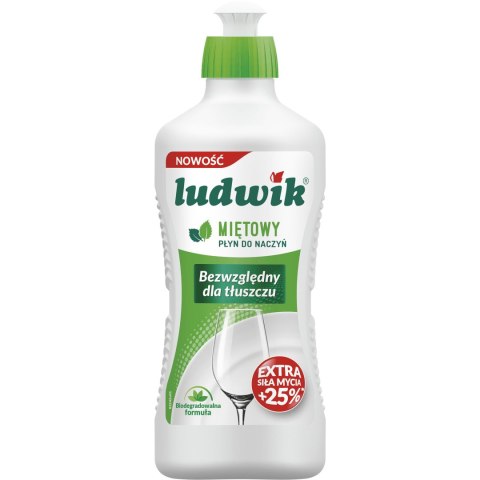 LUDWIK Płyn do naczyń 900g miętowy LUDWIK Płyn do naczyń 900g miętowy