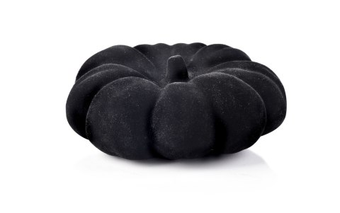 MAVE Figura dynia welur czarny 16xh6cm MAVE Figura dynia welur czarny 16xh6cm