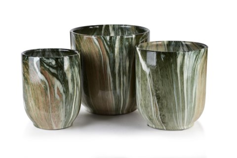 NEVA MARBLE KOMPLET 3 DONICZEK 29x29x30/24x24x27/19x19x25cm NEVA MARBLE KOMPLET 3 DONICZEK 29x29x30/24x24x27/19x19x25cm