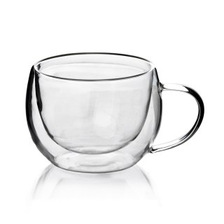 PETER Filiżanka ze szkła borokrzemowego280ml 9x6,5x7,4cm