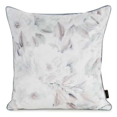 Poszewka VELVET 45x45cm biało-beżowa/piping Poszewka VELVET 45x45cm biało-beżowa/piping