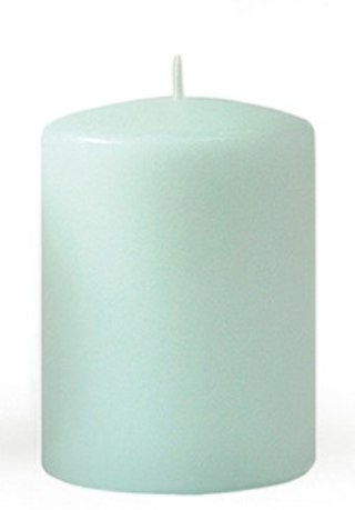 Świeca CLASSIC CANDLES Walec duży 7xh17,5cm miętowa parafinowa