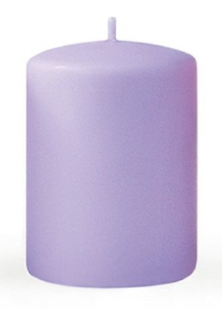 Świeca CLASSIC CANDLES Walec średni 7xh14cm fioletowa parafinowa