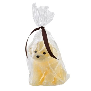 Świeca Figurka ANIMALS PIES PUDEL 13x13cm kremowa parafinowa