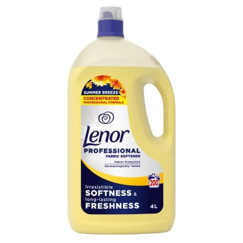 LENOR 4,00L płyn do płukania 200p Summer Brise (żółty) LENOR 4,00L płyn do płukania 200p Summer Brise (żółty)
