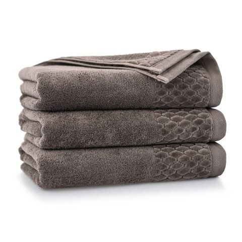 Ręcznik Carlo AG 50x100 brązowy taupe 8549/587 500g/m2