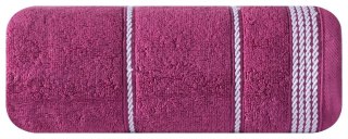 Ręcznik Mira 70x140 bordowy 15 frotte 500 g/m2 Eurofirany