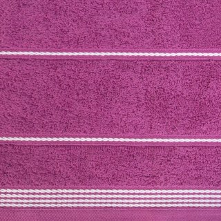 Ręcznik Mira 70x140 bordowy 15 frotte 500 g/m2 Eurofirany
