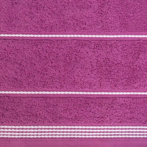 Ręcznik Mira 70x140 bordowy 15 frotte 500 g/m2 Eurofirany