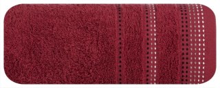Ręcznik Pola 30x50 20 bordowy frotte 500 g/m2 Eurofirany