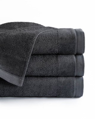 Ręcznik Vito 70x140 grafitowy frotte bawełniany 550g/m2