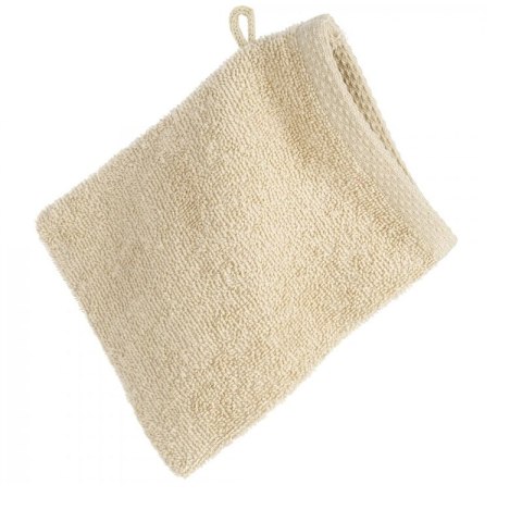 Rękawica myjka kąpielowa frotte bawełniana 400 g/m2 - beżowa - Mono Rękawica myjka kąpielowa frotte bawełniana 400 g/m2 - beżowa - Mono