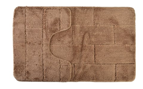 ZAC Komplet 2 Dywaników Łazienkowych 50x37/50x80cm brązowy ZAC Komplet 2 Dywaników Łazienkowych 50x37/50x80cm brązowy