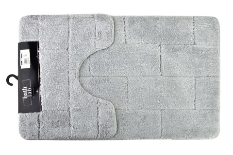 ZAC Komplet 2 Dywaników Łazienkowych 50x37/50x80cm jasny szary ZAC Komplet 2 Dywaników Łazienkowych 50x37/50x80cm jasny szary