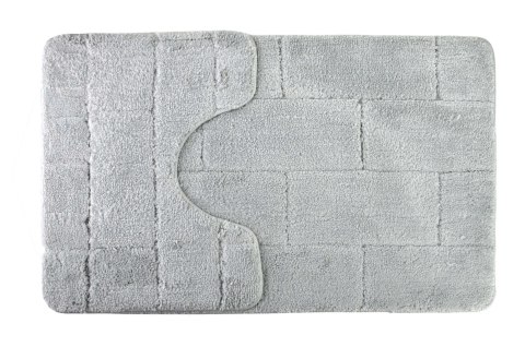 ZAC Komplet 2 Dywaników Łazienkowych 50x37/50x80cm jasny szary ZAC Komplet 2 Dywaników Łazienkowych 50x37/50x80cm jasny szary