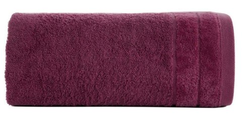 Ręcznik Damla 50x90 amarantowy 500g/m2 frotte Eurofirany