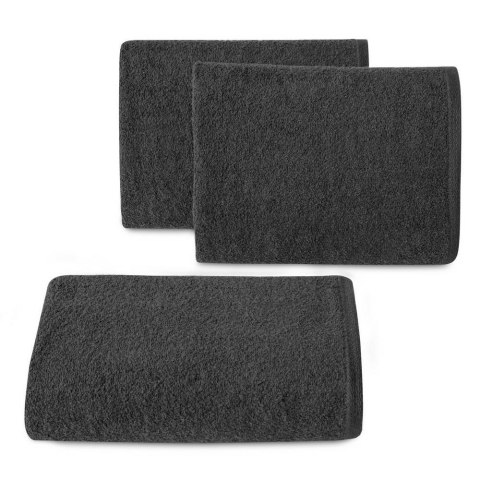 Ręcznik Gładki 1 30x50 czarny 400g/m2 frotte Eurofirany Ręcznik Gładki 1 30x50 czarny 400g/m2 frotte Eurofirany