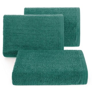 Ręcznik Gładki 1 50x100 zielony ciemny 400g/m2 frotte Eurofirany
