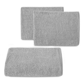 Ręcznik Gładki 1 50x90 srebrny 400g/m2 frotte Eurofirany