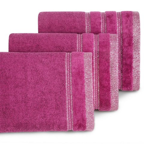 Ręcznik Glory 1 50x90 amarantowy 500g/m2 frotte Eurofirany