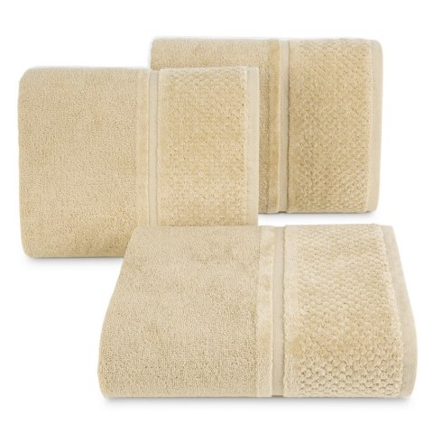 Ręcznik Ibiza 30x50 beżowy 550g/m2 frotte Eurofirany