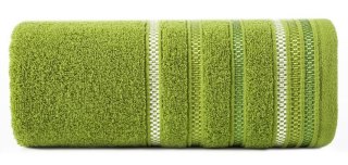 Ręcznik Livia 3 30x50 oliwkowy 460g/m2 frotte Eurofirany