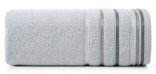 Ręcznik Livia 3 50x90 srebrny 460g/m2 frotte Eurofirany