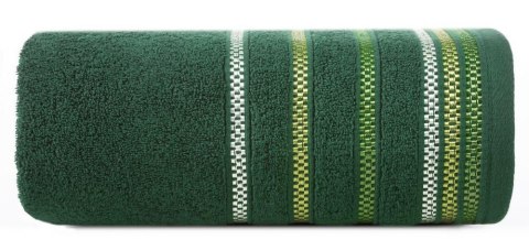 Ręcznik Livia 3 70x140 zielony ciemny 460g/m2 frotte Eurofirany