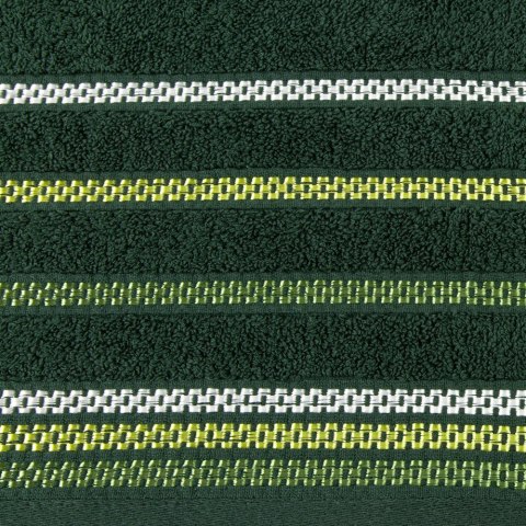 Ręcznik Livia 3 70x140 zielony ciemny 460g/m2 frotte Eurofirany