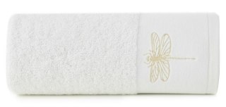Ręcznik Lori 1 50x90 biały ważka 485g/m2 frotte Eurofirany