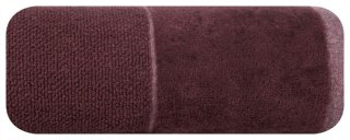 Ręcznik Lucy 30x50 bordowy 500g/m2 frotte Eurofirany