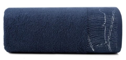 Ręcznik Metalic 30x50 granatowy 485g/m2 frotte Eurofirany