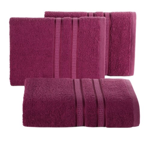 Ręcznik Mila 50x90 amarantowy bambusowy frotta 500g/m2 Eurofirany