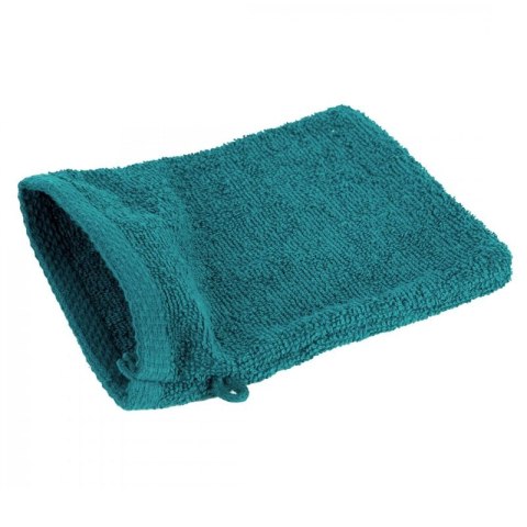 Rękawica myjka kąpielowa frotte bawełniana 400 g/m2 - turkusowa ciemna - Mono Rękawica myjka kąpielowa frotte bawełniana 400 g/m2 - turkusowa ciemna - Mono