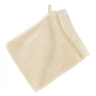 Rękawica myjka kąpielowa frotte bawełniana 500 g/m2 - beżowa - Mono