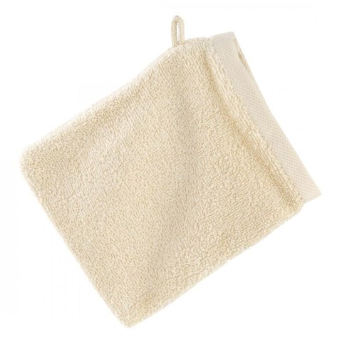 Rękawica myjka kąpielowa frotte bawełniana 500 g/m2 - beżowa - Mono Rękawica myjka kąpielowa frotte bawełniana 500 g/m2 - beżowa - Mono