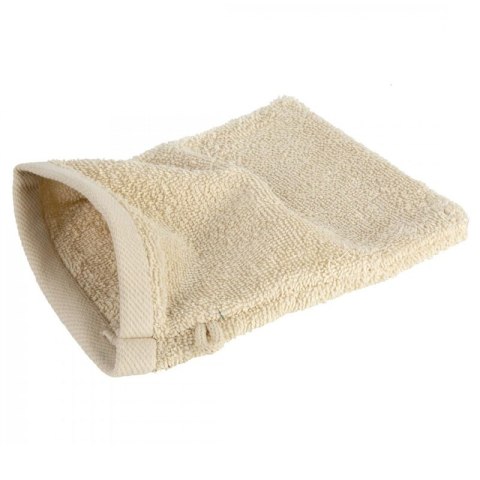 Rękawica myjka kąpielowa frotte bawełniana 500 g/m2 - beżowa - Mono Rękawica myjka kąpielowa frotte bawełniana 500 g/m2 - beżowa - Mono