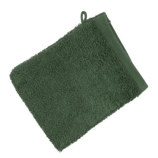 Rękawica myjka kąpielowa frotte bawełniana 500 g/m2 - zielona ciemna - Mono