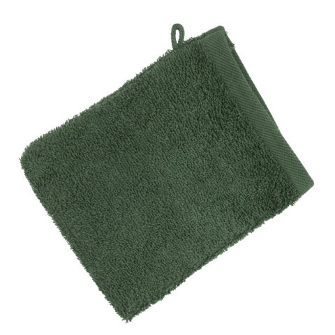 Rękawica myjka kąpielowa frotte bawełniana 500 g/m2 - zielona ciemna - Mono Rękawica myjka kąpielowa frotte bawełniana 500 g/m2 - zielona ciemna - Mono