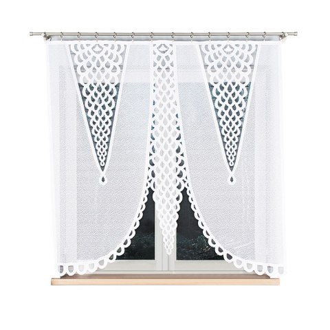 ERYKA Panel żakardowy gotowy, szerokość 160 x wysokość 160cm, kolor 001 biały 019371/PBL/001/160160/1 ERYKA Panel żakardowy gotowy, szerokość 160 x wysokość 160cm, kolor 001 biały 019371/PBL/001/160160/1