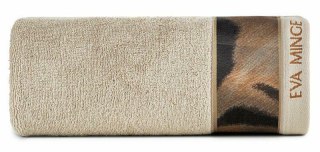 Ręcznik Eva 23 50x90 beżowy frotte bawełniany 500 g/m2 Eva Minge Eurofirany