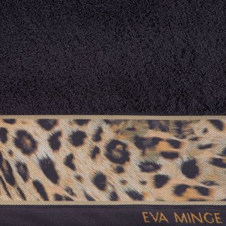 Ręcznik Eva 23 70x140 czarny frotte bawełniany 500 g/m2 Eva Minge Eurofirany