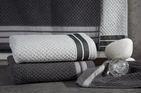 Ręcznik Madlen 30x50 cm szary frotte bawełniany 500 g/m2 Eurofirany