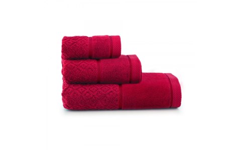 Ręcznik Makao AB 70x140 burgund frotte 450 g/m2 Zwoltex 23