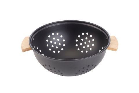 MODERN KITCHEN Durszlak 24xH10cm z bambusowymi rączkami MODERN KITCHEN Durszlak 24xH10cm z bambusowymi rączkami